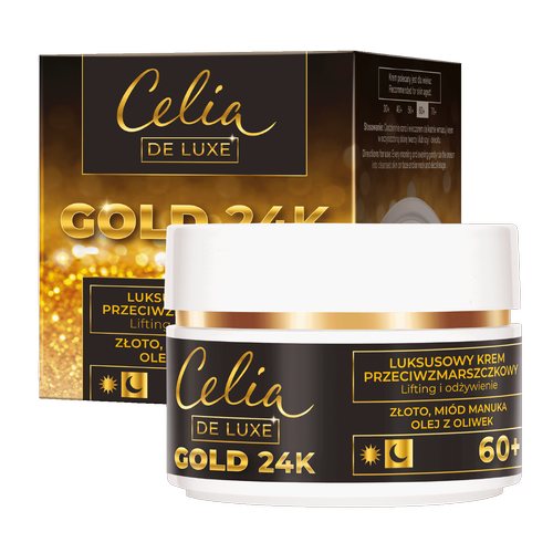 Celia Gold 24k Luxurious anti wrinkle cream 60+ 