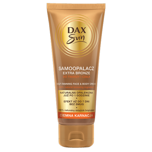 Dax Sun Self-tanner extra bronze for face and body DARK